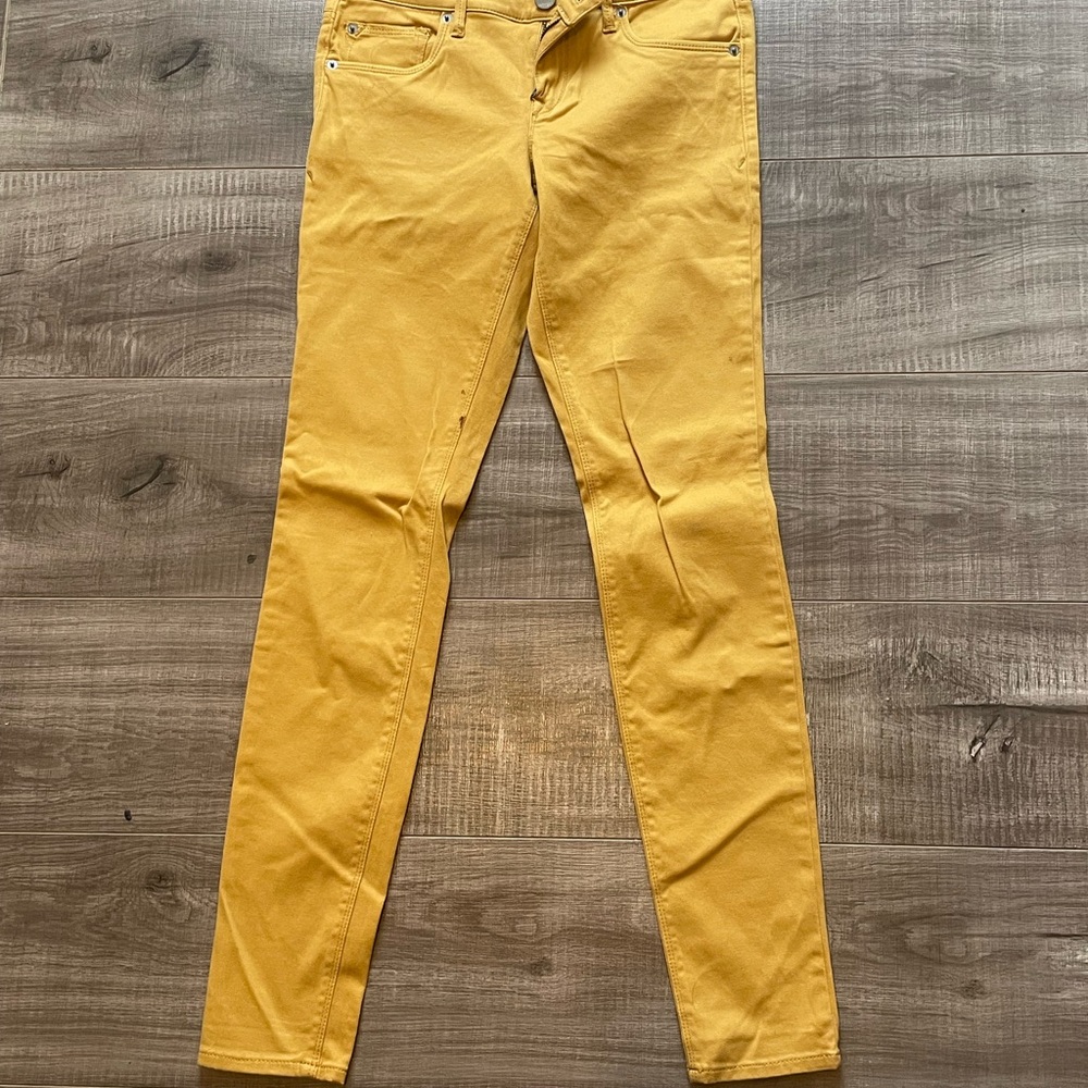 Stylish Yellow Skinny Jeans